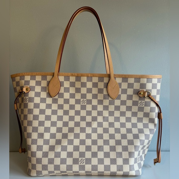 Louis Vuitton Neverfull MM Damier Azur Tote bag - Picture 1 of 11